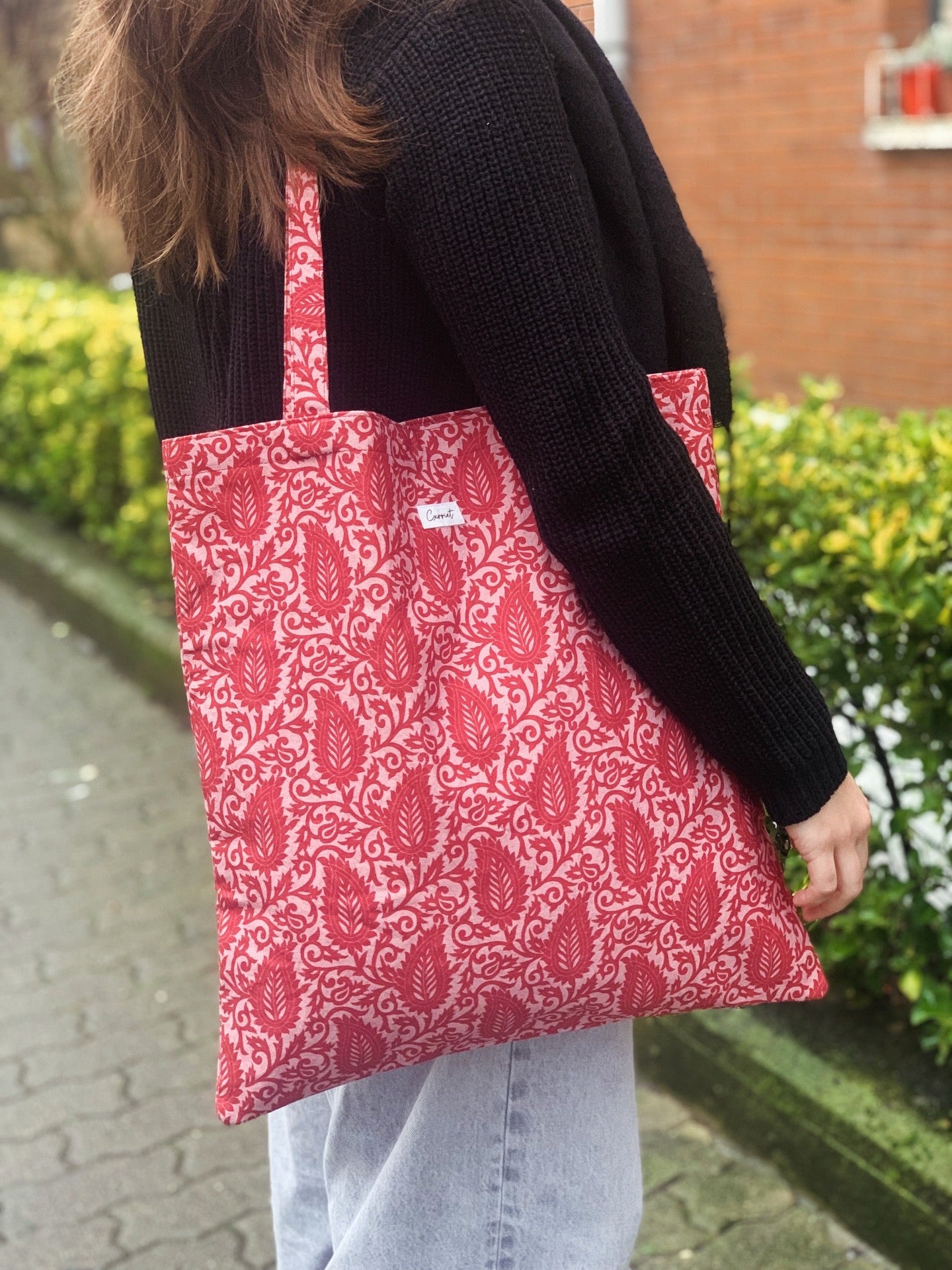 Bolsa Tote rosa