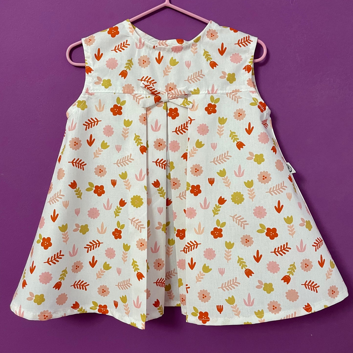 Vestido flores talla 3-6 meses