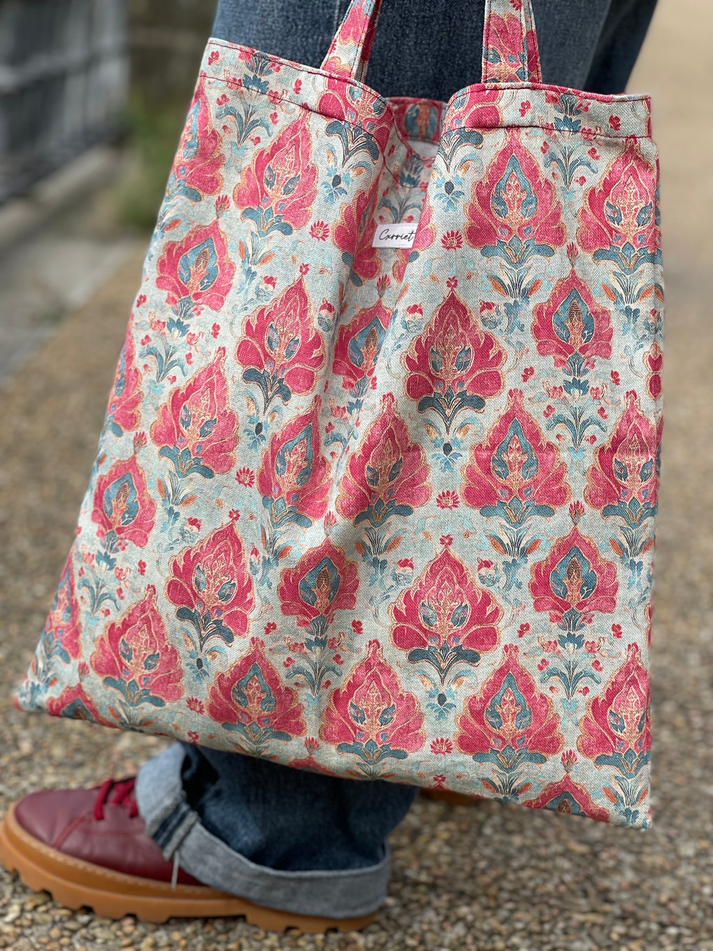 Bolsa Tote Estampado azul