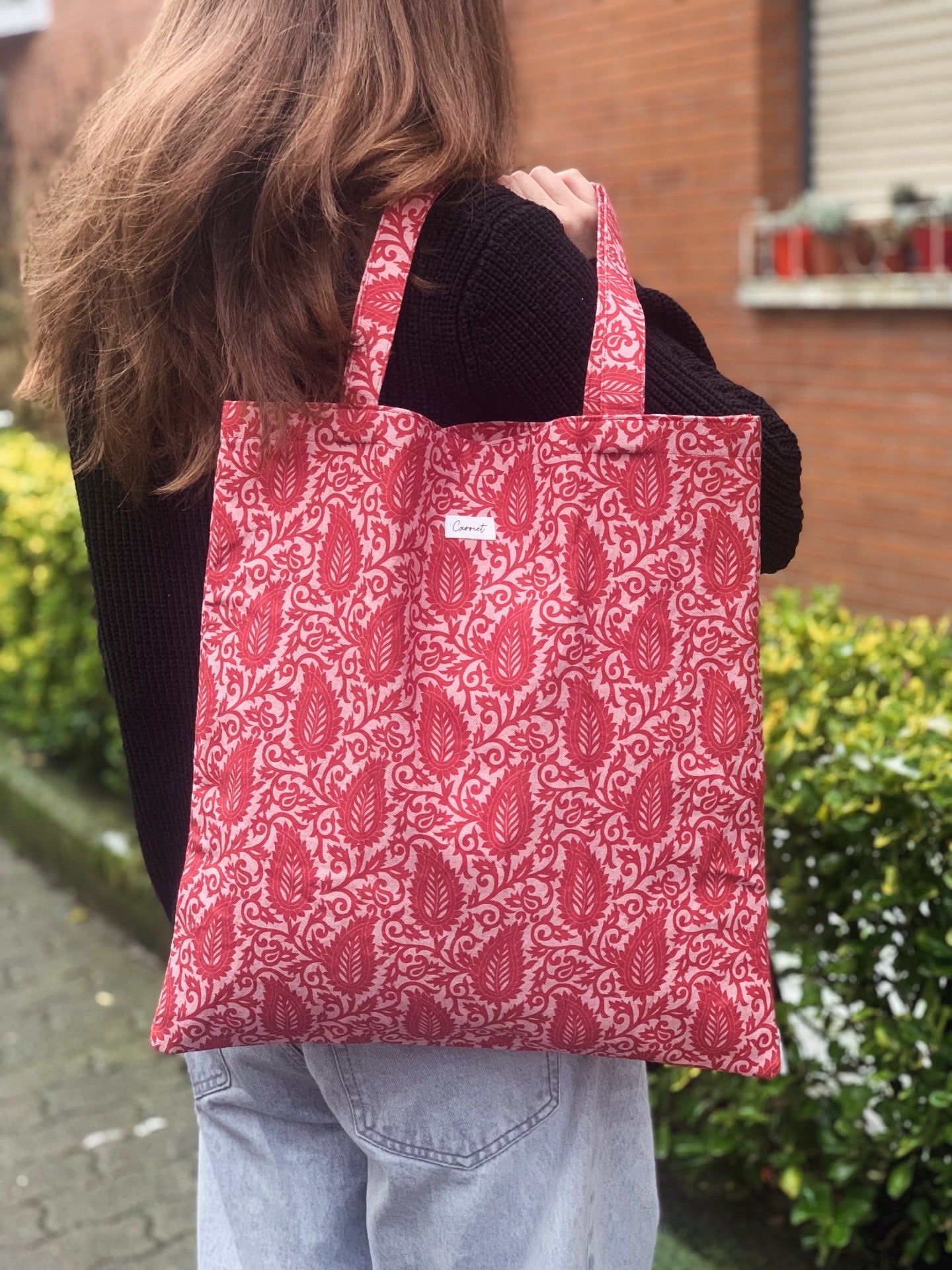 Bolsa Tote rosa
