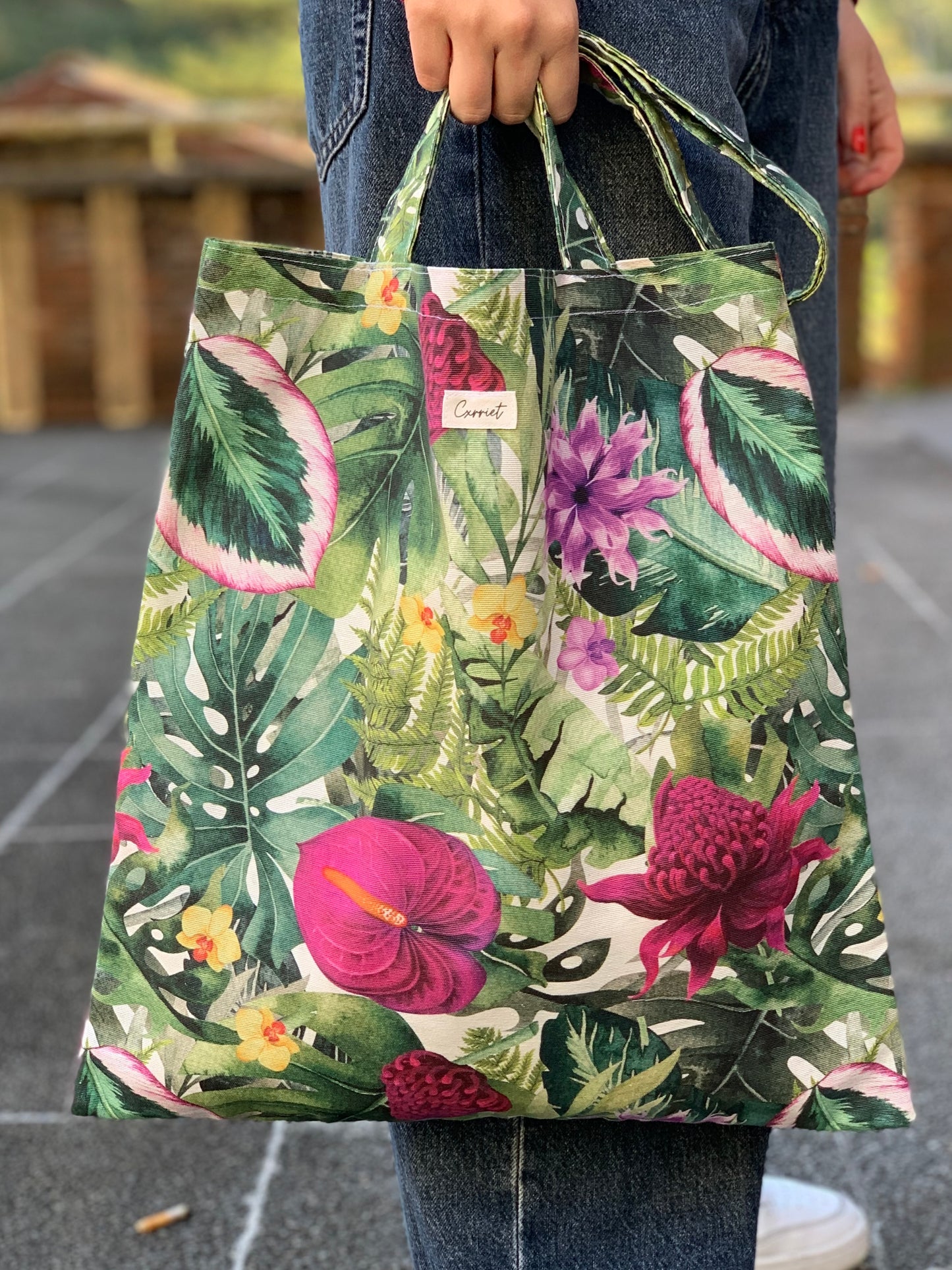 Bolsa Tote plantas