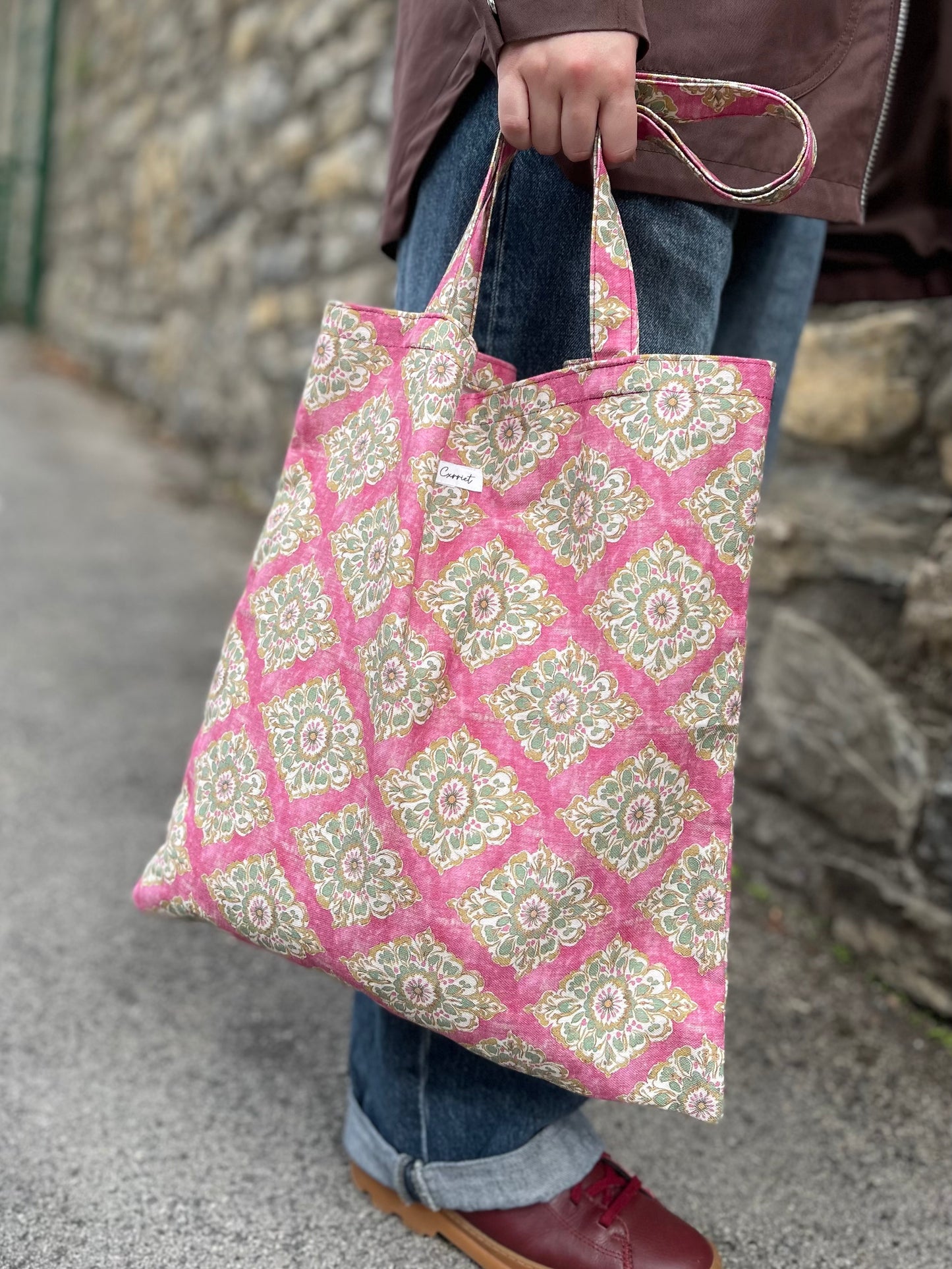 Bolsa Estampado rosa