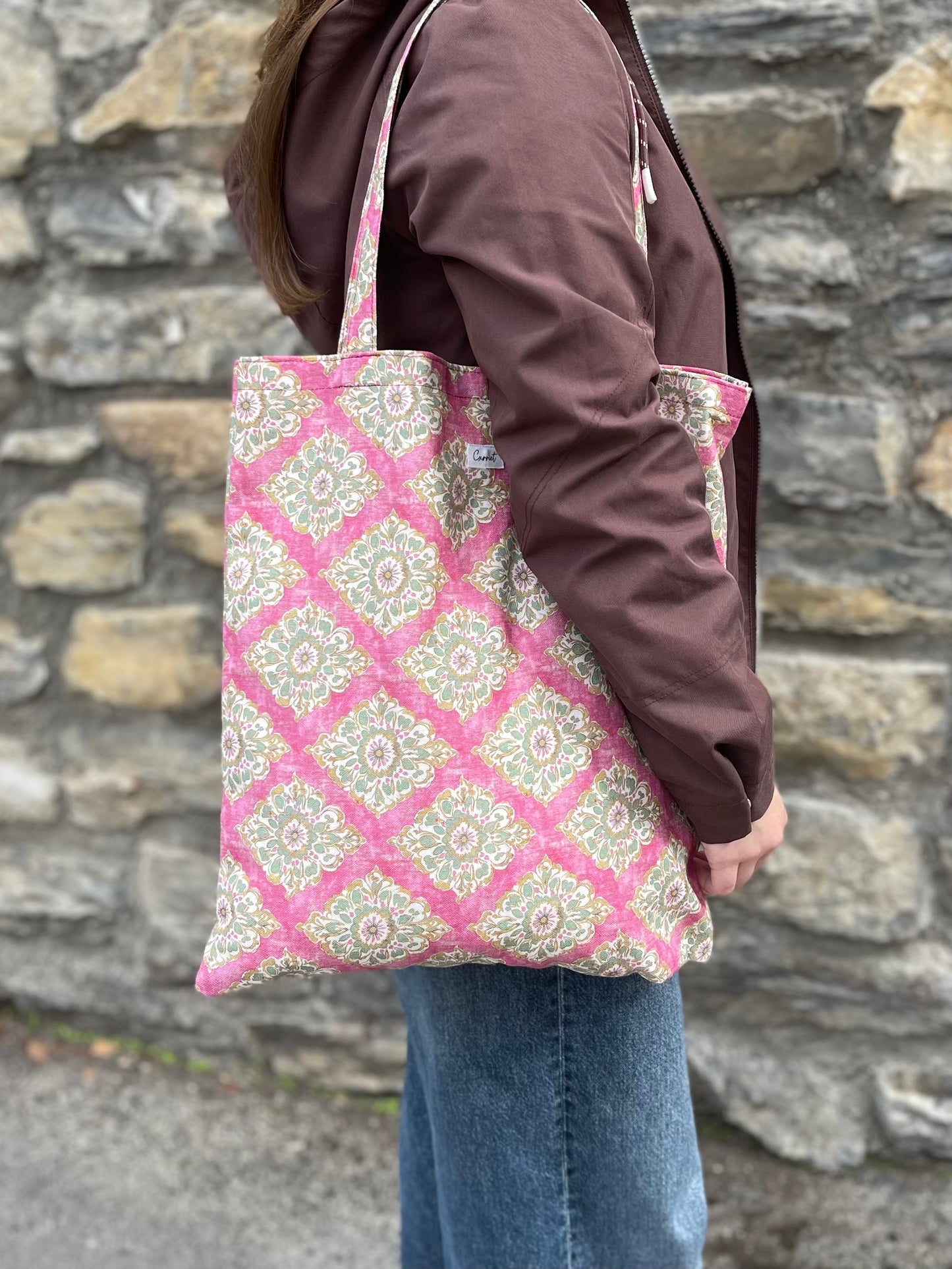 Bolsa Estampado rosa